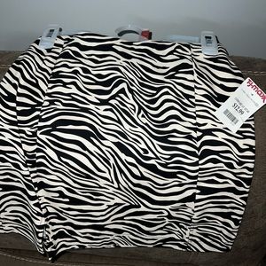 TJ Maxx zebra skirt